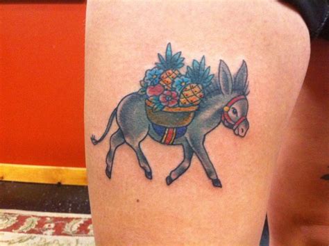Rocking horse by Tad at Bad Donkey Tattoo in Osage Beach