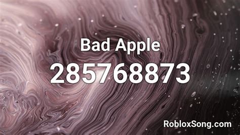 Bad Apple Roblox ID - Roblox Music Codes