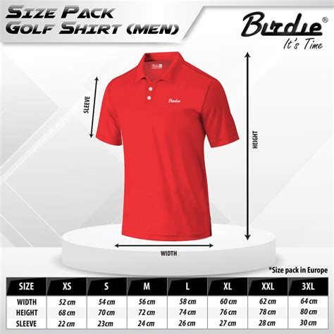 Bad Birdie Size Chart