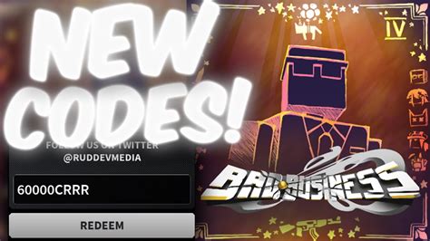 Bad Business Codes - Roblox - June 2023 -