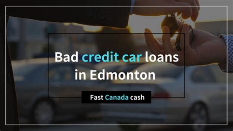 Bad Credit Car Loans Edmonton