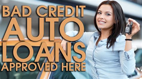 Bad Credit Car Loans Guaranteed Acceptance