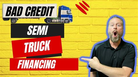 Bad Credit Commercial Truck Loans