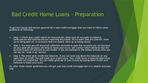 Bad Credit Home Loans Arizona