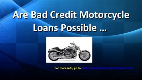 Bad Credit Motorcycle Loans In Wv