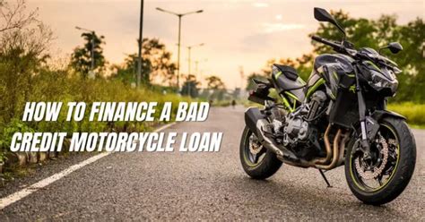 Bad Credit Motorcycle Loans Oregon