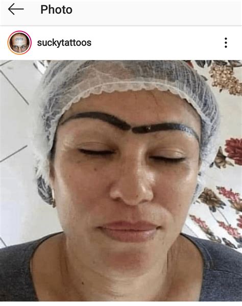 Bad Eyebrow Tattoo