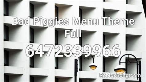 Bad Piggies Menu Theme Full Roblox ID - Roblox music codes