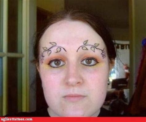 Bad Tattoo Eyebrows