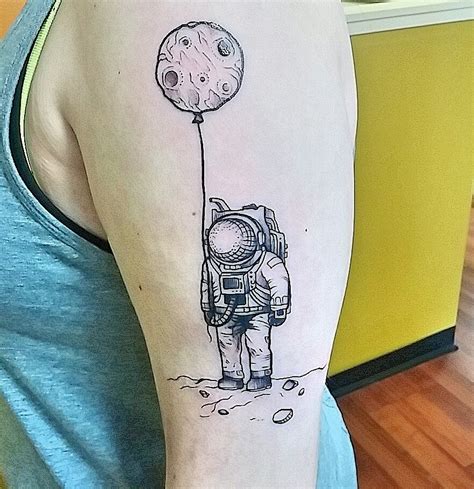 Badass Astronaut Tattoo