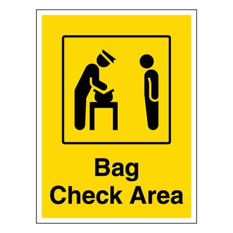 Bag check area