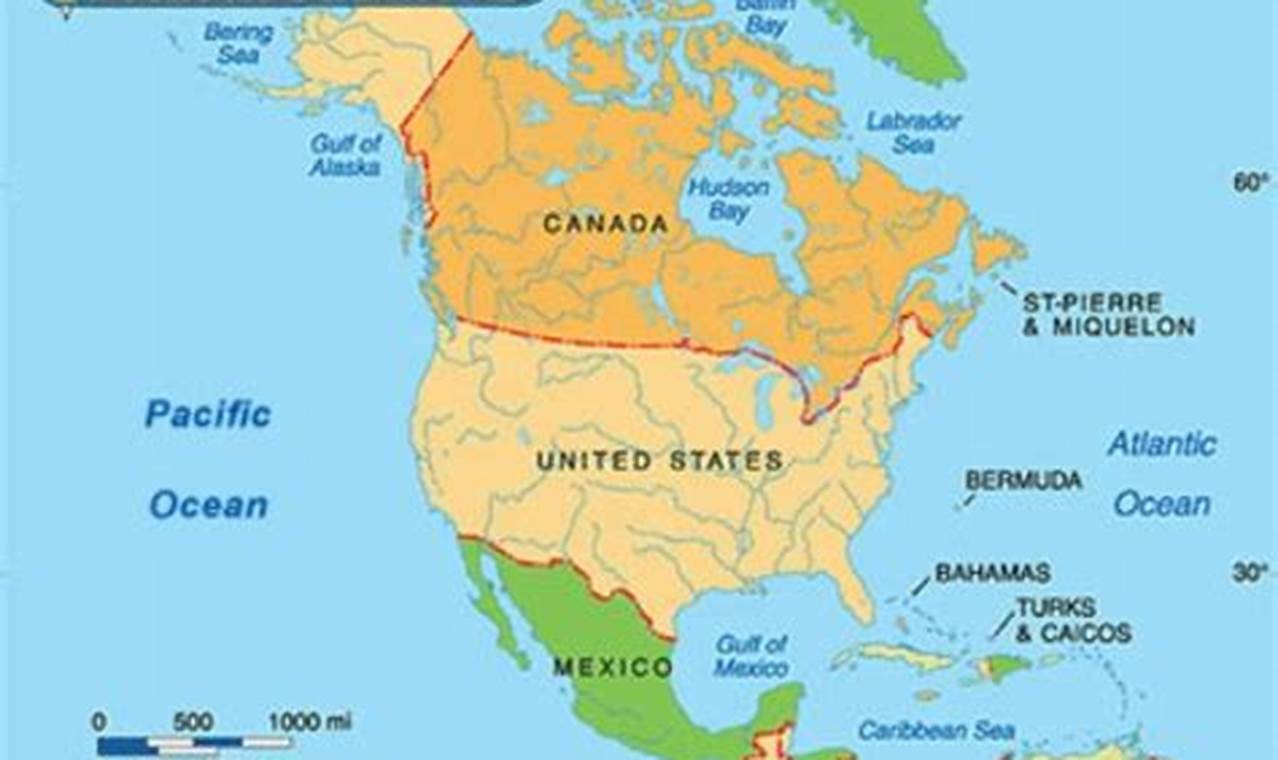 Bagaimana Batas-batas Benua Amerika Barat Utara Timur Dan Selatan