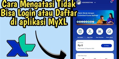 Bagaimana Cara Meringankan Masalah Login Gagal di MyXL?