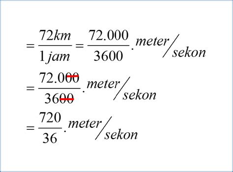 Bagaimana Mengonversi Kecepatan 0,01 Km/Detik Menjadi Jam?