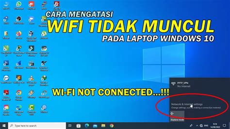 Jaringan WiFi yang Tidak Muncul di Laptop