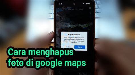 Bagaimana cara menghapus foto di Google Maps