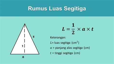 Bagaimana cara menghitung luas segitiga