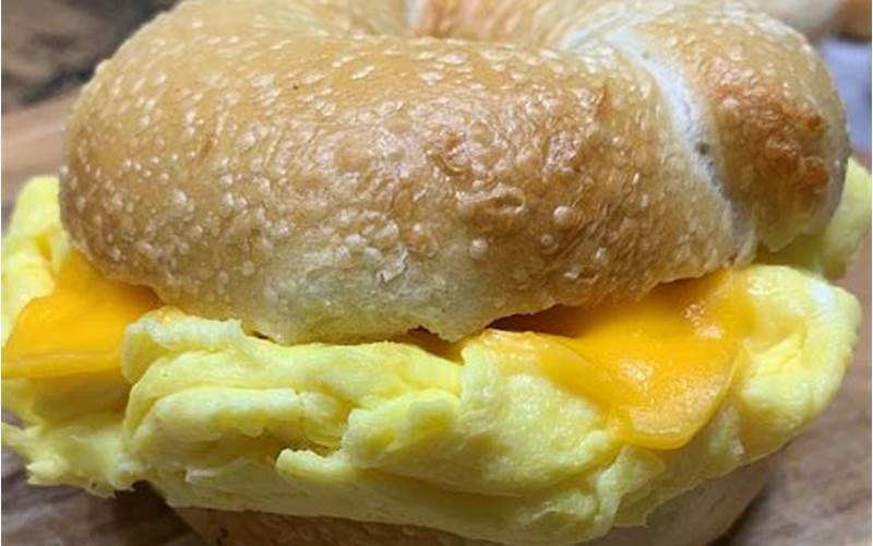 Bagel Egg And Cheese Sandwich