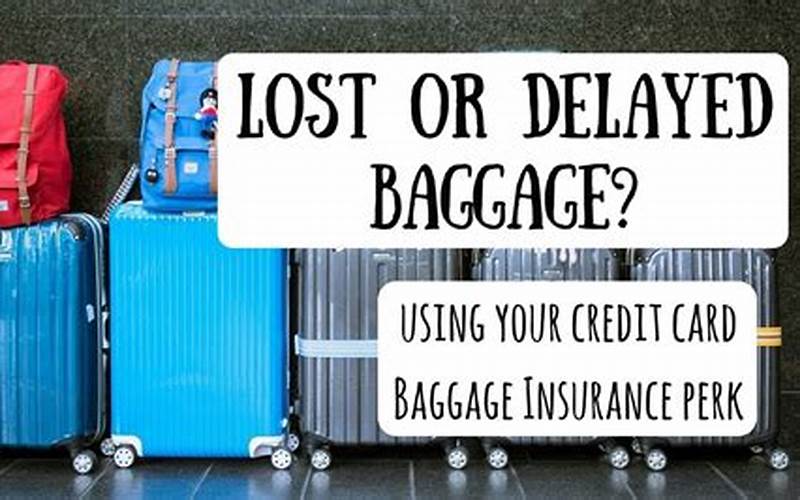 Baggage Delay Insurance