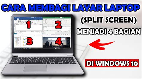 Bagi Layar Laptop: Windows & macOS Mudah