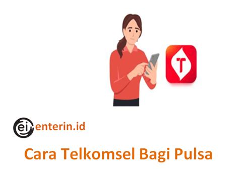 Ilustrasi cara bagi pulsa Telkomsel melalui dial