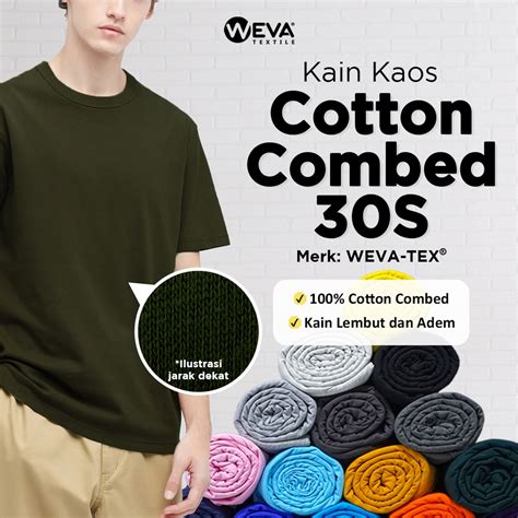 Bahan Kaos Cotton Combed