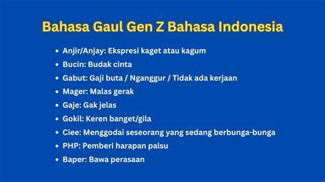 Bahasa Gaul