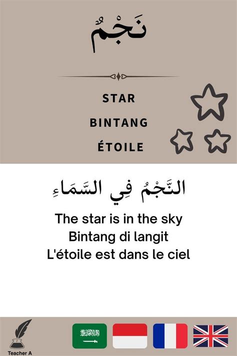 Bahasa arab bintang bersinar