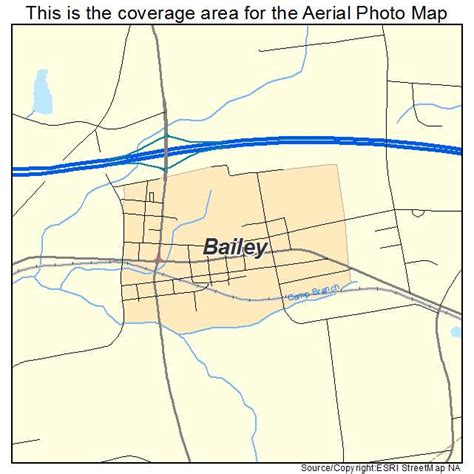 Bailey North Carolina Street Map 3703020
