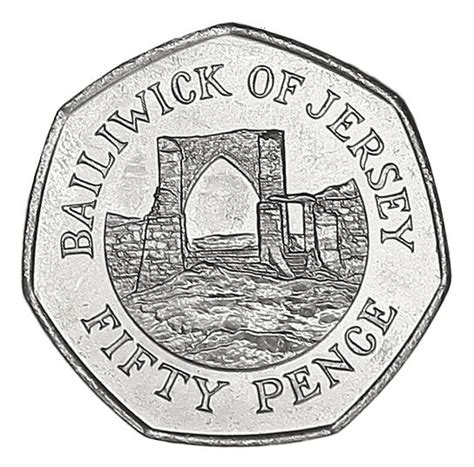 Jersey 50P Coin