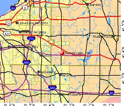 Bainbridge Ohio Street Map 3903585