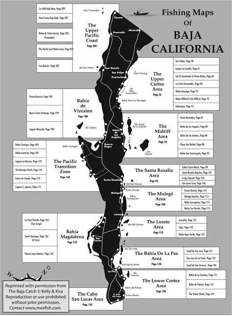 Baja California Fishing Maps