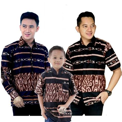 Baju Batik Ayah Dan Anak Laki Laki