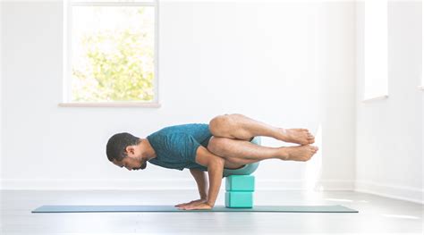 Bakasana With Blocks