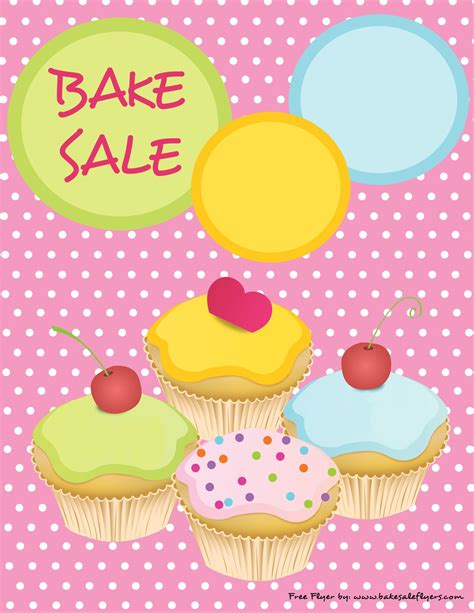 Free Printable Banner and Bake Sale Flyer Bake Sale Flyers Free