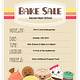 Bake Sale Template Free