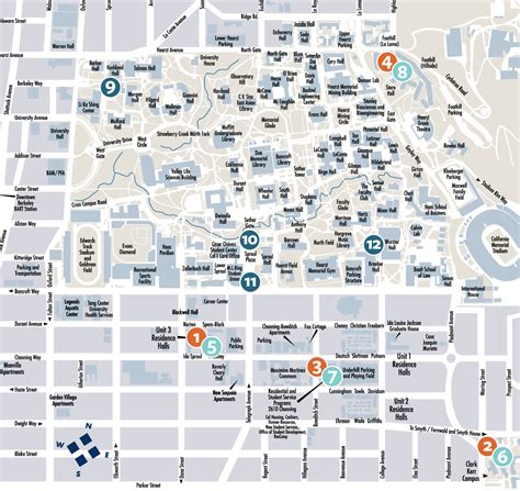 University Of California Berkeley Campus Map Interactive Map