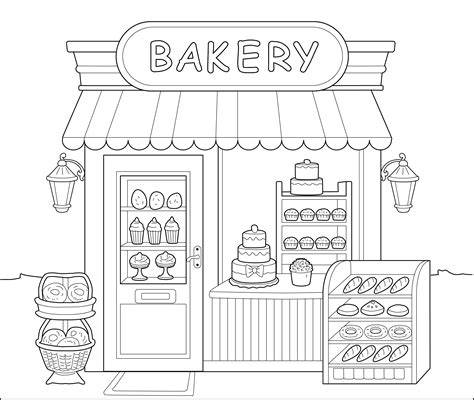 Bakery Coloring Pages