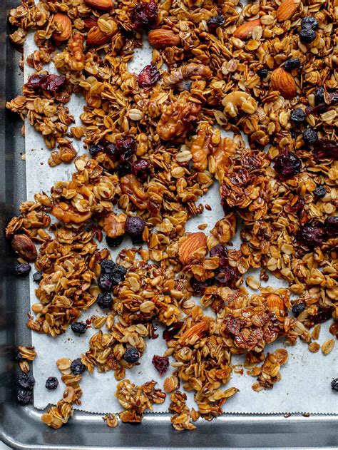 Baking Process for Crunchy Homemade Granola