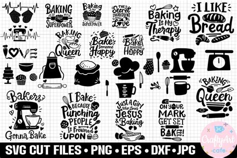 Whip Up Your Website with Delightful Baking SVGs - Freshly Baked Designs for Your Online Bakery!