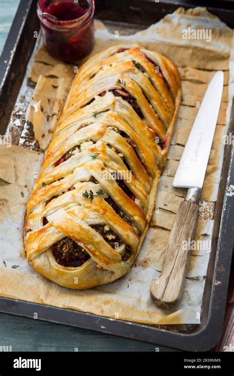 Baking the Beef Wellington