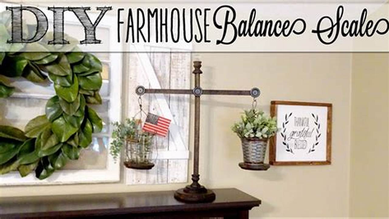 Balance, DIY Farm