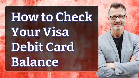 Secure Your Finances, Relax Your Worries: Balance On Your Visa Debit Card