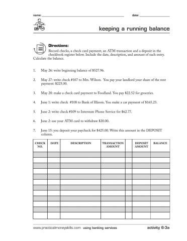 Achieve Financial Freedom: A Step-By-Step Guide to Balancing A Checkbook For 5th Grade Students