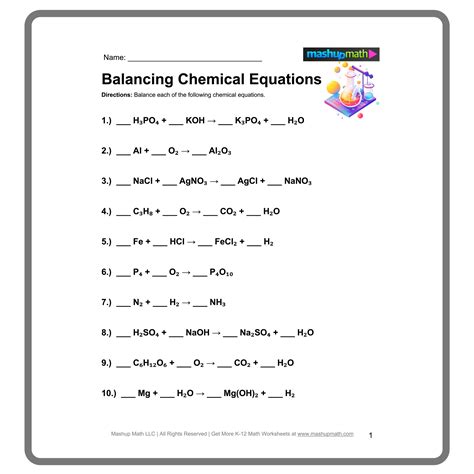 Unlock the Secrets of Balancing Chemical Equations: Get the Answers With Step-by-Step Work!