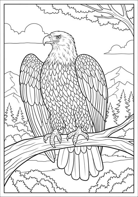 Bald Eagle Coloring Pages For Kids