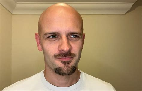 Bald With Goatee And Mustache