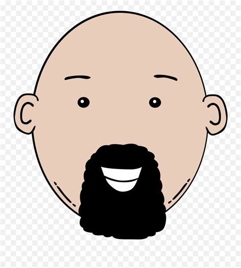 Bald With Goatee Cartoon