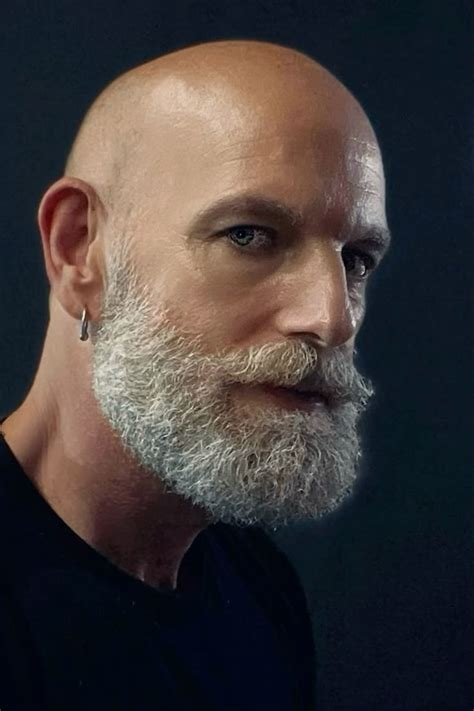 Bald With Gray Beard