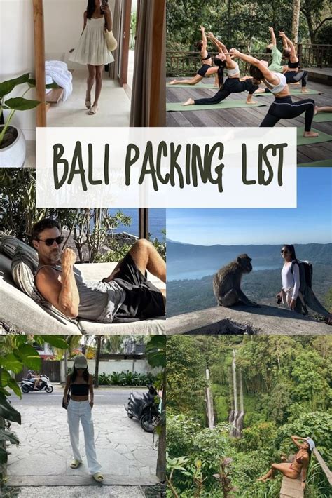 Bali Travel Packing